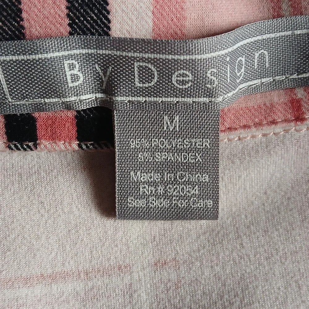 Plaid Button Down Shirt - Pink and Black - Picture 2 of 7